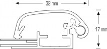 GuvenlikliAfisCercevesi32mm-Cizim